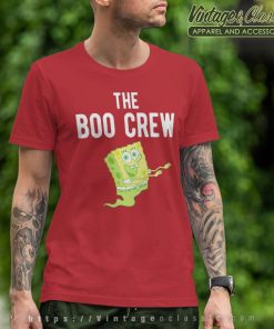 Ghost Boo Crew Halloween Spongebob T Shirt