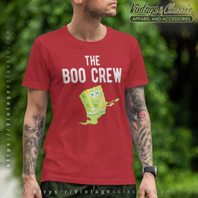 Ghost Boo Crew Halloween Spongebob T Shirt Ghost Boo Crew Halloween Spongebob T Shirt