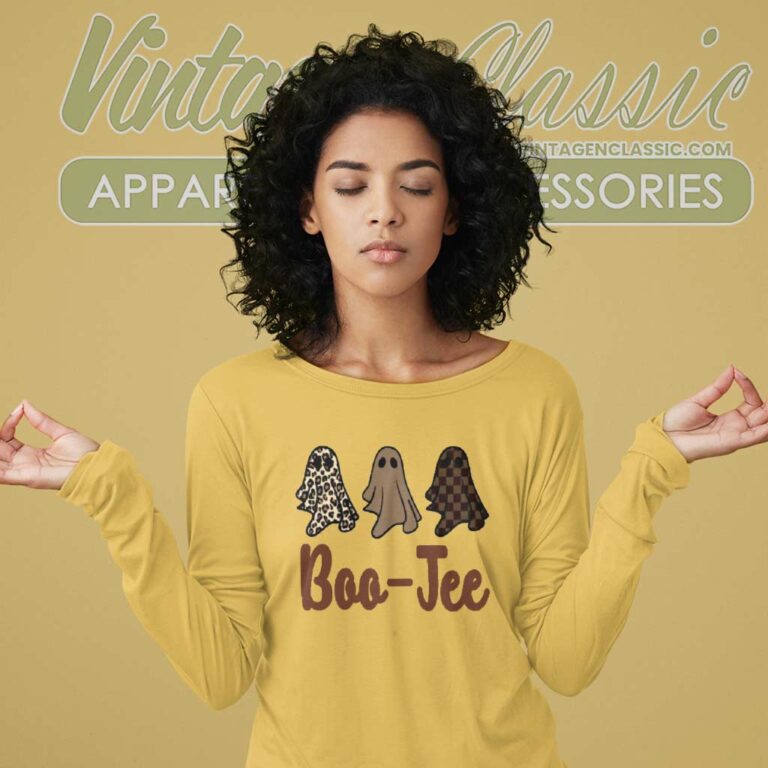 Ghost Fall Halloween Boujee Boo Jee Funny Long Sleeve Tee Ghost Fall Halloween Boujee Boo Jee Funny Long Sleeve Tee
