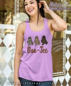 Ghost Fall Halloween Boujee Boo Jee Funny Tank Top Racerback