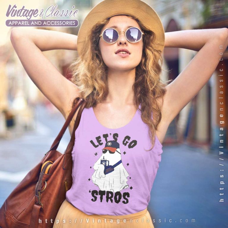 Ghost Houston Astros Lets Go Stros Tank Top Racerback Ghost Houston Astros Lets Go Stros Tank Top Racerback