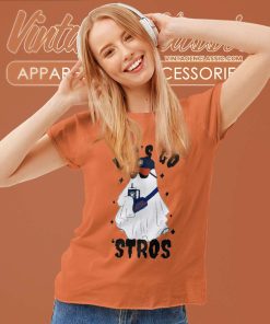 Ghost Houston Astros Lets Go Stros Women TShirt