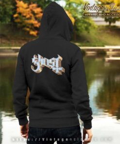 Ghost Logo Backside Hoodie