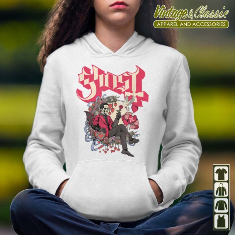 Ghost Papa Cupid Valentines Day Hoodie 2 Ghost Papa Cupid Valentines Day Hoodie 2
