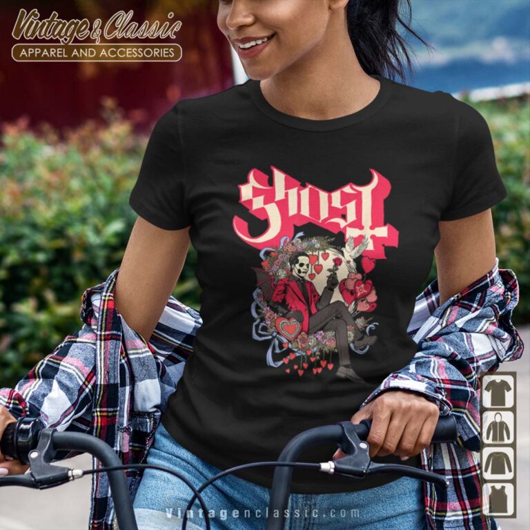 Ghost Papa Cupid Valentines Day Tshirt Ghost Papa Cupid Valentines Day Tshirt