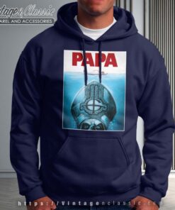 Ghost Shirt Ghost Papa Poster Hoodie