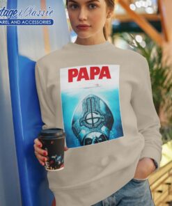 Ghost Shirt Ghost Papa Poster Sweatshirt