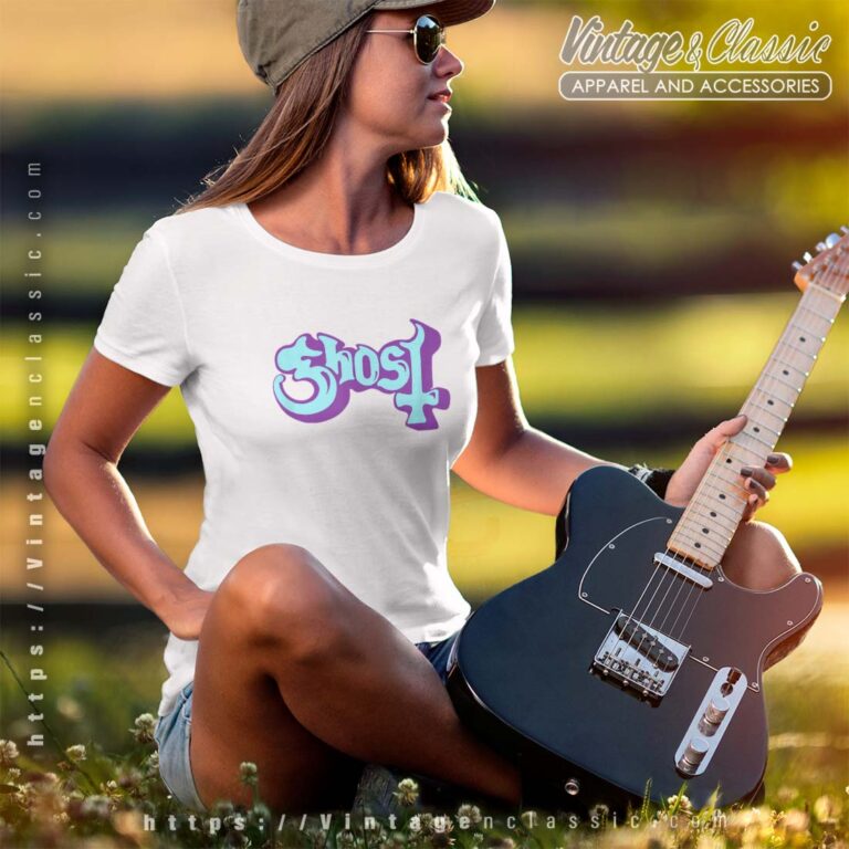 Ghost Shirt Ghost Seven Inches of Satanic Panic Logo Shirt Ghost Shirt Ghost Seven Inches of Satanic Panic Logo Shirt