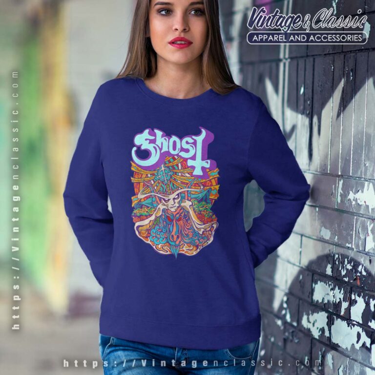Ghost Shirt Ghost Seven Inches of Satanic Panic Sweatshirt Ghost Shirt Ghost Seven Inches of Satanic Panic Sweatshirt