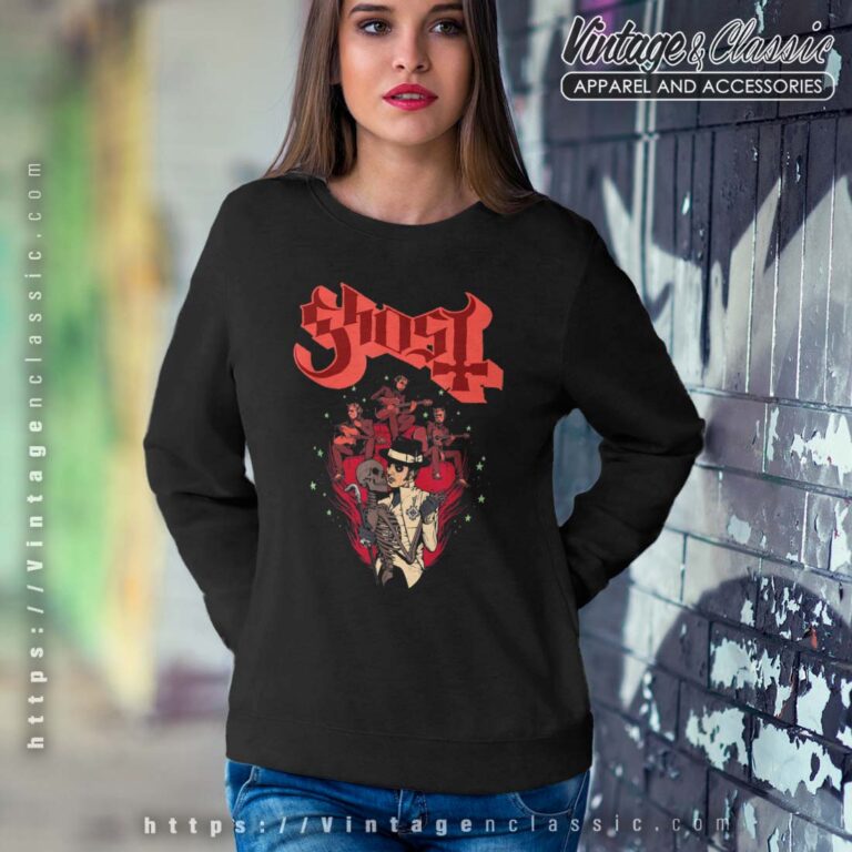 Ghost Skeleton Bandstand Sweatshirt Ghost Skeleton Bandstand Sweatshirt
