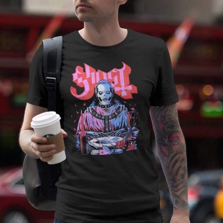 Ghost Valentines Day Dinner Boyfriend Fit Girls Shirt Ghost Valentines Day Dinner Boyfriend Fit Girls Shirt