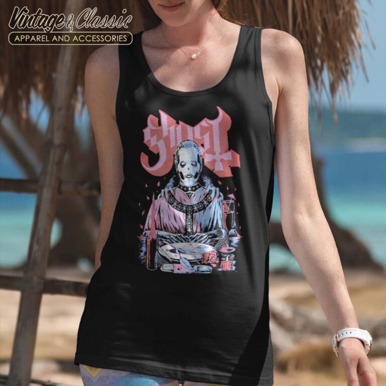 Ghost Valentines Day Dinner Boyfriend Fit Girls Tanktop Ghost Valentines Day Dinner Boyfriend Fit Girls Tanktop