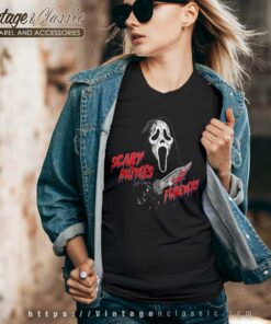 GhostFace Scary Movies Forever vneck Ghost Face Shirt