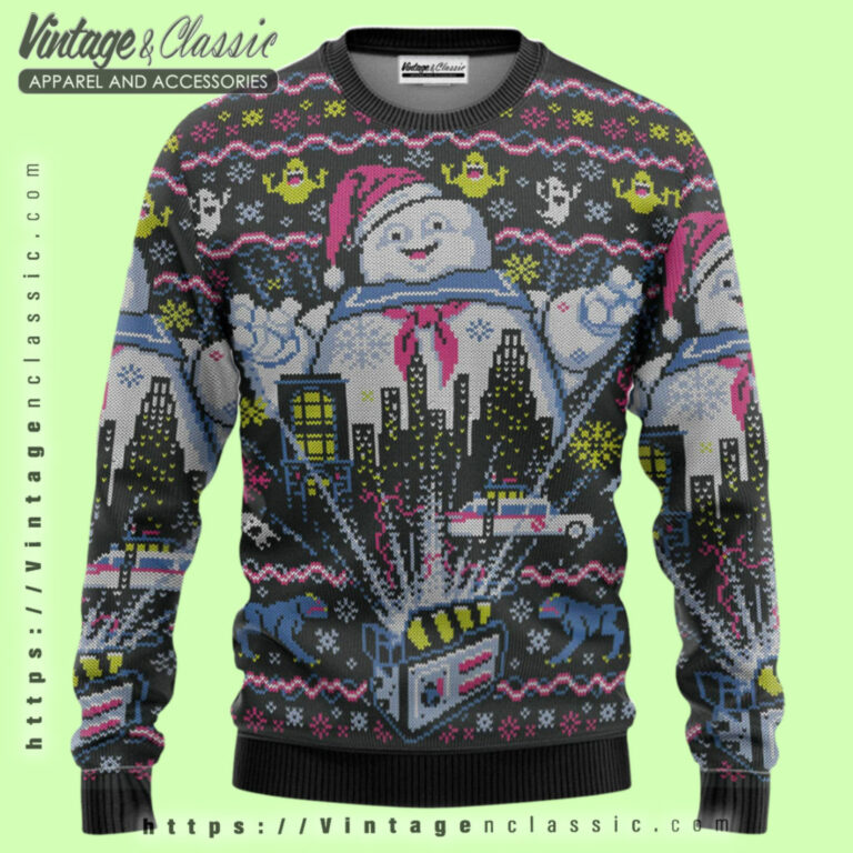 Ghostbusters Stay Puft Christmas Ugly Sweater Ugly Christmas Sweater Ghostbusters Stay Puft Christmas Ugly Sweater Ugly Christmas Sweater