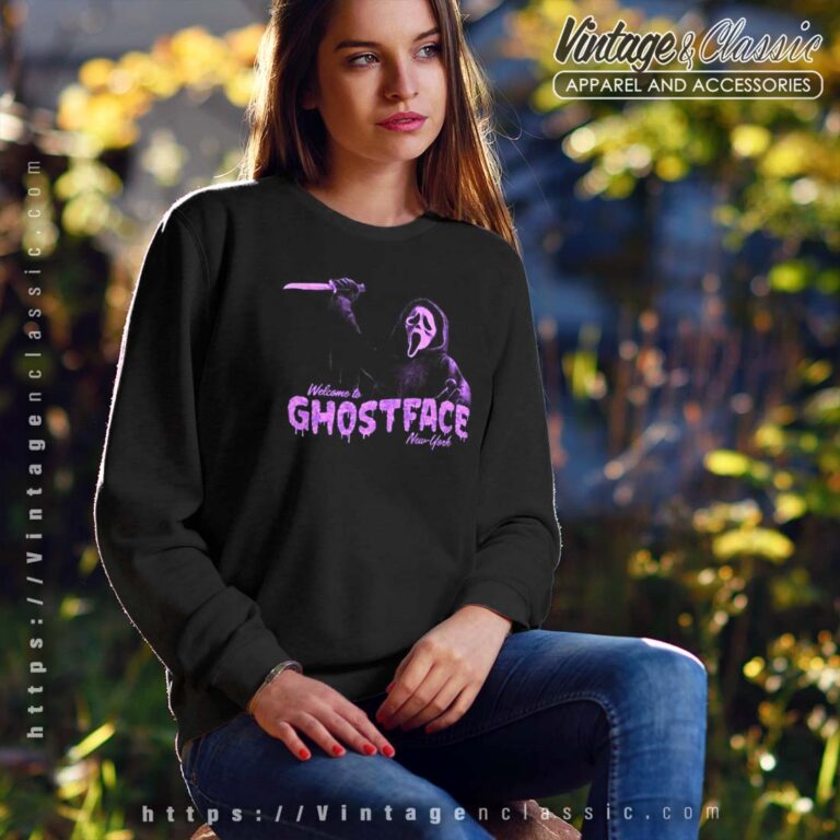 Ghostface Welcome To New York Sweatshirt Ghost Face Shirt Ghostface Welcome To New York Sweatshirt Ghost Face Shirt