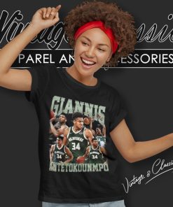 Giannis Antetokounmpo 90s Style Graphic Women T Shirt