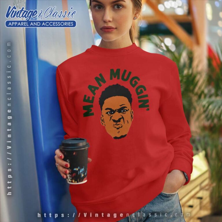 Giannis Antetokounmpo Mean Muggin Milwaukee Bucks Sweatshirt Giannis Antetokounmpo Mean Muggin Milwaukee Bucks Sweatshirt