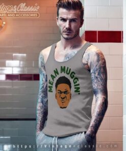 Giannis Antetokounmpo Mean Muggin Milwaukee Bucks Tank Top Racerback