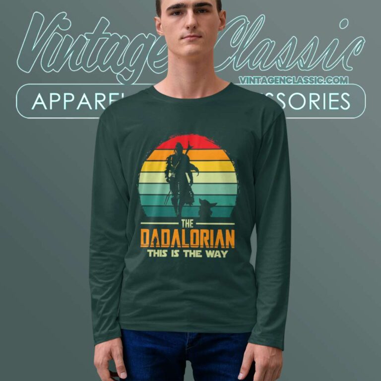 Gift Fathers Day Dadalorian Longsleeves Gift Fathers Day Dadalorian Longsleeves