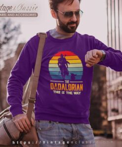 Gift Fathers Day Dadalorian Sweetshirt