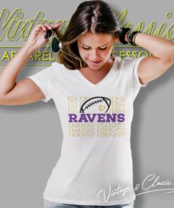 Gift For Baltimore Ravens Super Bowl V Neck TShirt