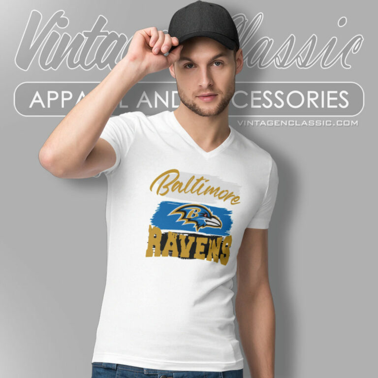 Gift For Baltimore Ravens Team Fans Nfl Football V Neck TShirt Gift For Baltimore Ravens Team Fans Nfl Football V Neck TShirt