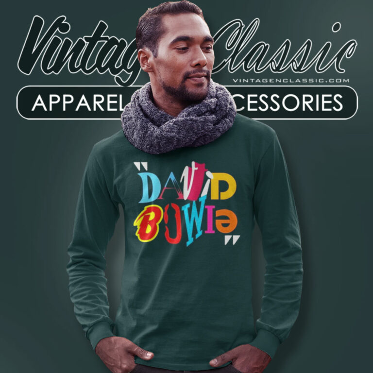 Gift For David Bowie Fans Long Sleeve Tee Gift For David Bowie Fans Long Sleeve Tee
