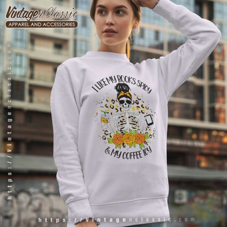 Gift For Girl Book Lover And Coffee Icy Sweatshirt Gift For Girl Book Lover And Coffee Icy Sweatshirt