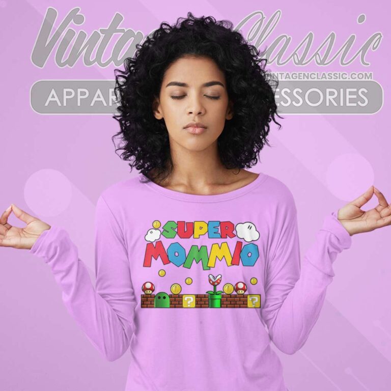 Gift For Mothers Day Super Mommio Long Sleeve Tee Gift For Mothers Day Super Mommio Long Sleeve Tee
