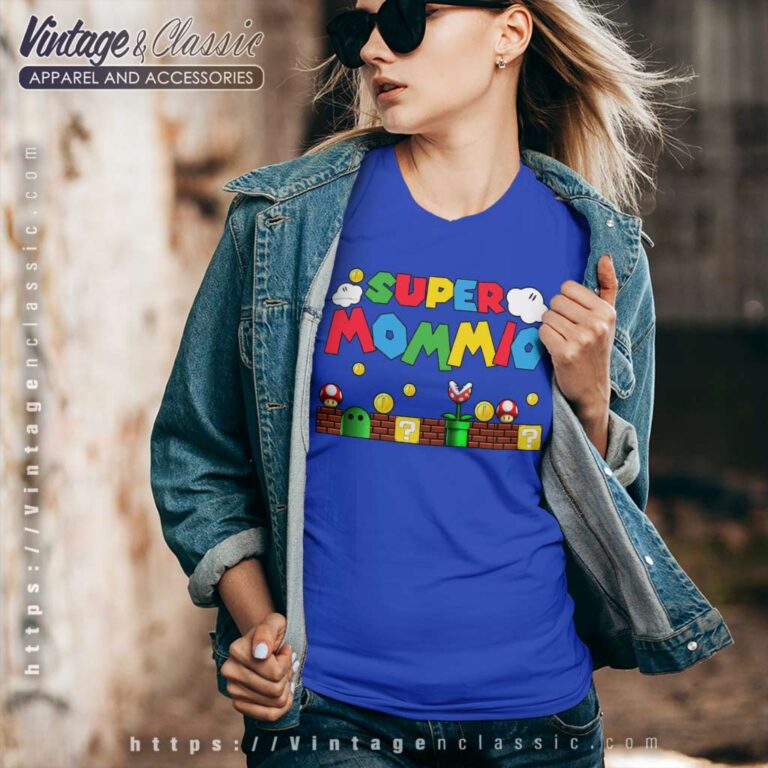 Gift For Mothers Day Super Mommio V Neck TShirt Gift For Mothers Day Super Mommio V Neck TShirt