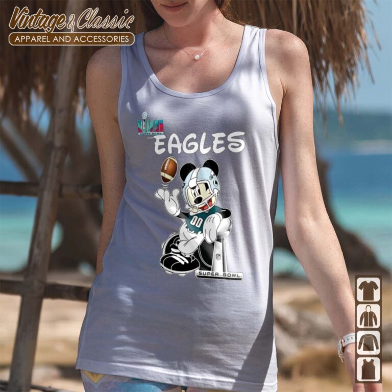 Gift For Philadelphia Eagles Fan Shirt Philadelphia Eagles Mickey Mouse Tanktop Gift For Philadelphia Eagles Fan Shirt Philadelphia Eagles Mickey Mouse Tanktop