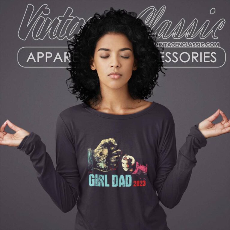 Girl Dad Shirt Promoted To Girl Dad Daddy 2023 Long Sleeve Tee Girl Dad Shirt Promoted To Girl Dad Daddy 2023 Long Sleeve Tee