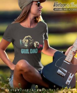 Girl Dad Shirt Promoted To Girl Dad Daddy 2023 Women TShirt