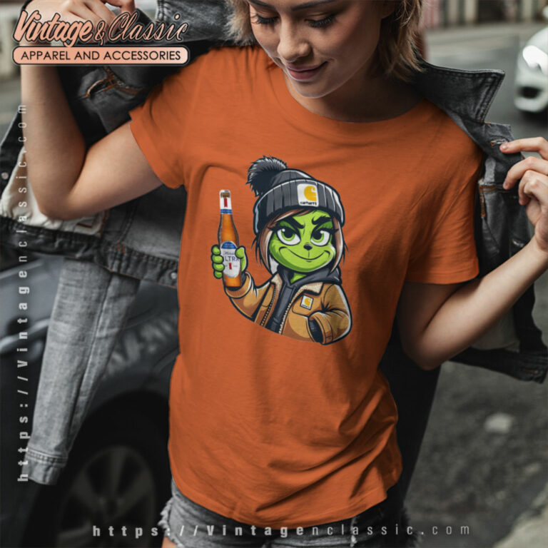 Girl Grinch Drinking Beer Shirt Gift For Christmas Women T Shirt Girl Grinch Drinking Beer Shirt Gift For Christmas Women T Shirt