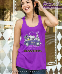 Girl Who Lover Christmas And Love Ravens Tank Top Racerback