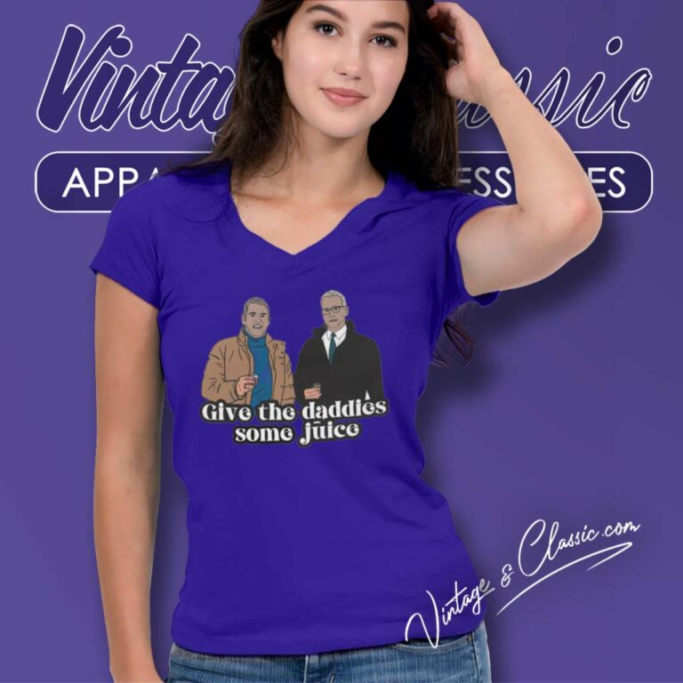 Give The Daddies Some Juice Shirt Andy Anderson V Neck TShirt Give The Daddies Some Juice Shirt Andy Anderson V Neck TShirt