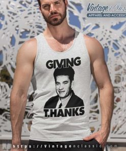 Giving Thanks Tom Hanks Thanksgiving Turkey Tank Top Racerback