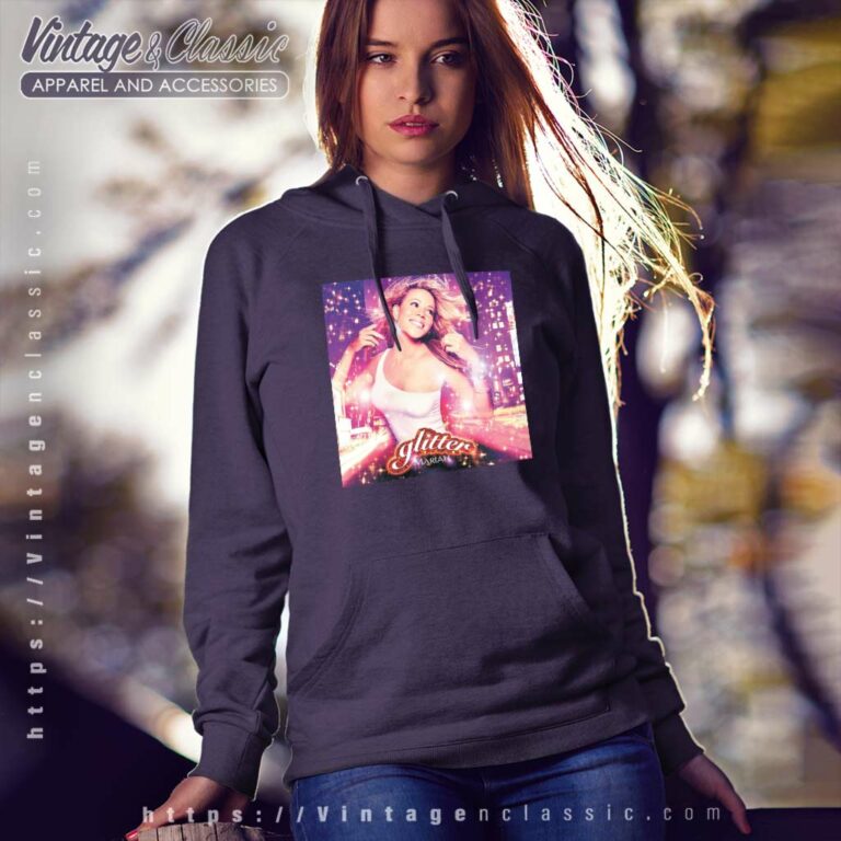 Glitter By Mariah Carey Poster Hoodie 1 Glitter By Mariah Carey Poster Hoodie 1