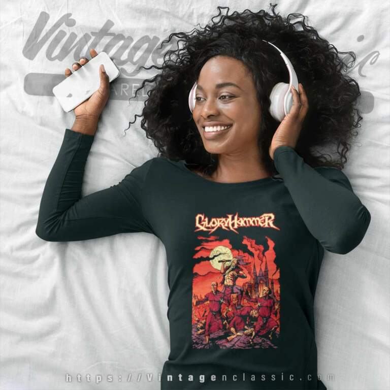 Gloryhammer Shirt Hoots Monk Massacre Long Sleeve Tee Gloryhammer Shirt Hoots Monk Massacre Long Sleeve Tee