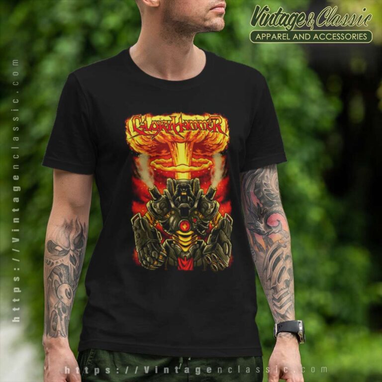 Gloryhammer Shirt Robotic Defender Of Space Dundee T Shirt Gloryhammer Shirt Robotic Defender Of Space Dundee T Shirt