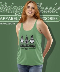 Gnome Christmas Crew Tank Top Racerback