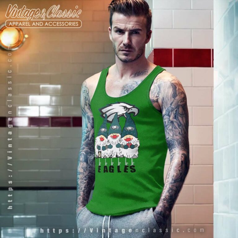 Gnome Fan Philadelphia Eagles Tank Top Racerback Gnome Fan Philadelphia Eagles Tank Top Racerback