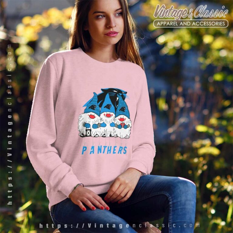 Gnome Xmas Carolina Panthers Sweatshirt Gnome Xmas Carolina Panthers Sweatshirt