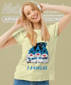 Gnome Xmas Carolina Panthers Women TShirt