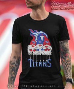 Gnome Xmas Tennessee Titans T Shirt