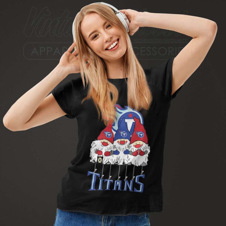 Gnome Xmas Tennessee Titans Women TShirt Gnome Xmas Tennessee Titans Women TShirt