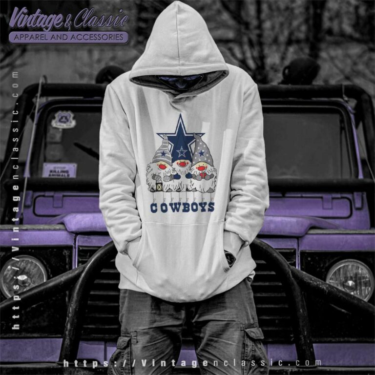 Gnomes Dallas Cowboys Hoodie Gnomes Dallas Cowboys Hoodie