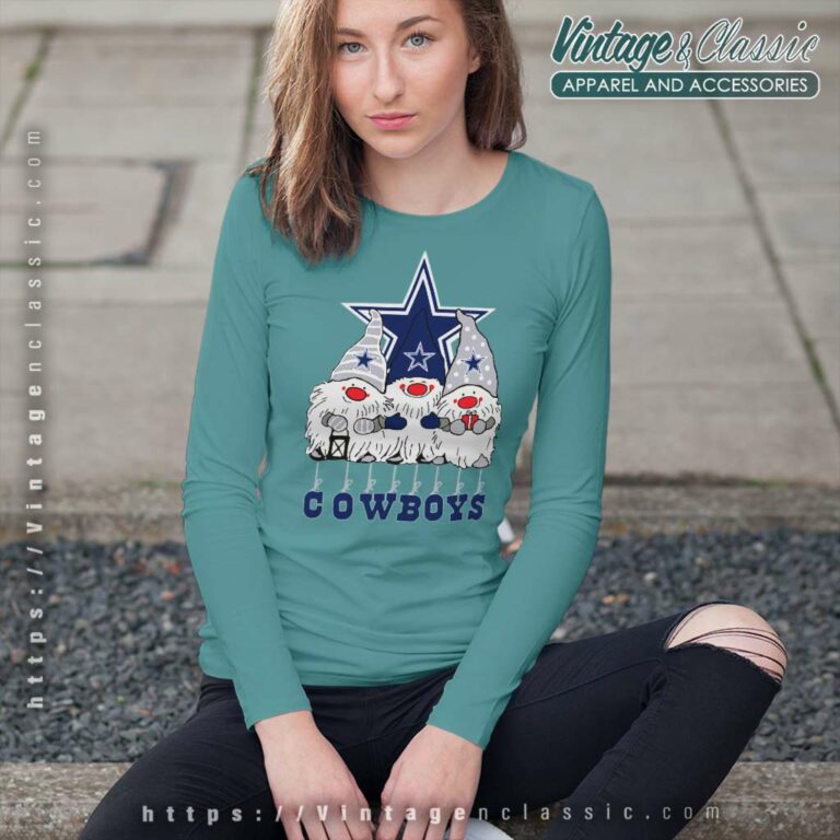 Gnomes Dallas Cowboys Long Sleeve Tee Gnomes Dallas Cowboys Long Sleeve Tee