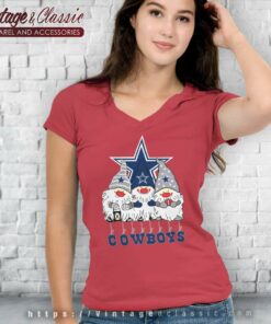 Gnomes Dallas Cowboys V Neck TShirt