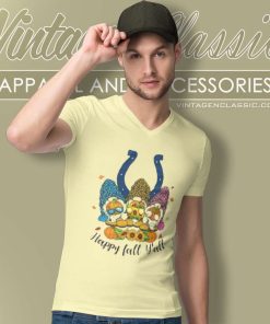 Gnomes Happy Fall Yall Indianapolis Colts V Neck TShirt